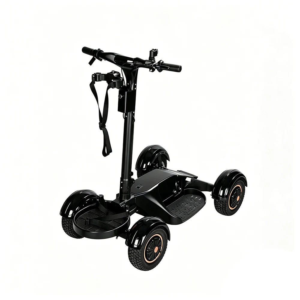 AESWGOF Foldable 4 Wheel Golf Cart With 48V 20Ah Swappable Battery