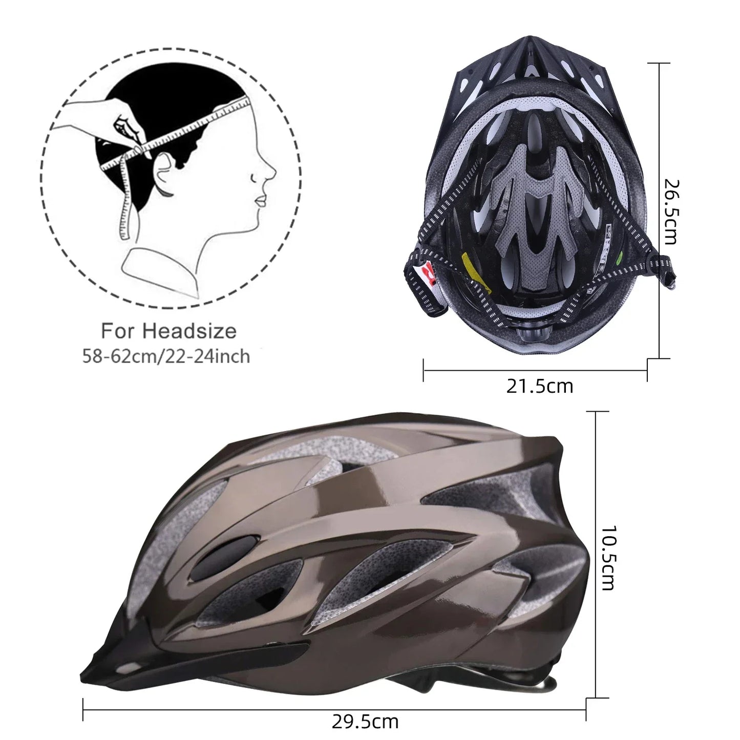 Road Bike Helmet with Detachable Visor Cycling Helmet Adult Men Women MTB Bicycle Helmet CE Certified Safety