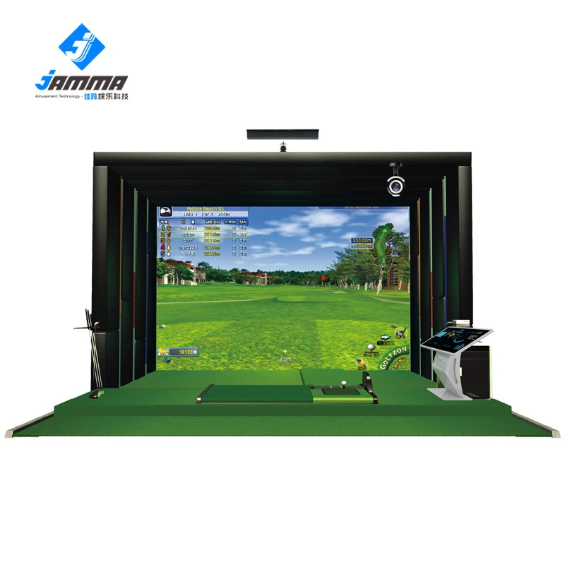 Jamma Professional Indoor Golf Simulator 3D Interactive Projection System