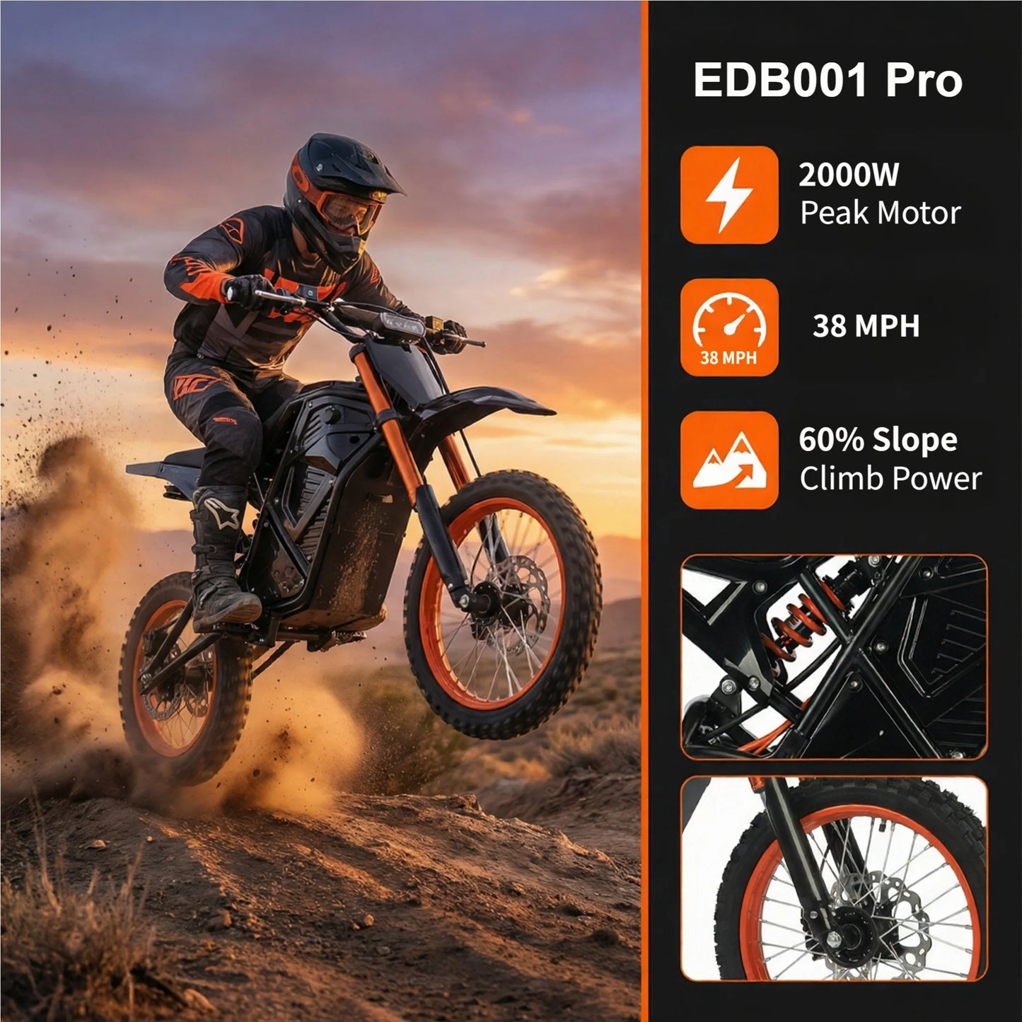Xtion 2000W Electric Dirt Bike 38 MPH For Teens Everywhere