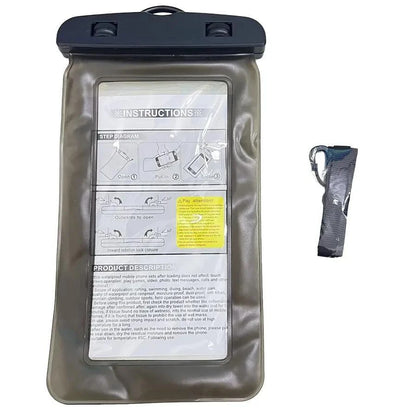 Universal IPX8 Waterproof Phone Pouch with Adjustable Strap for Swimming