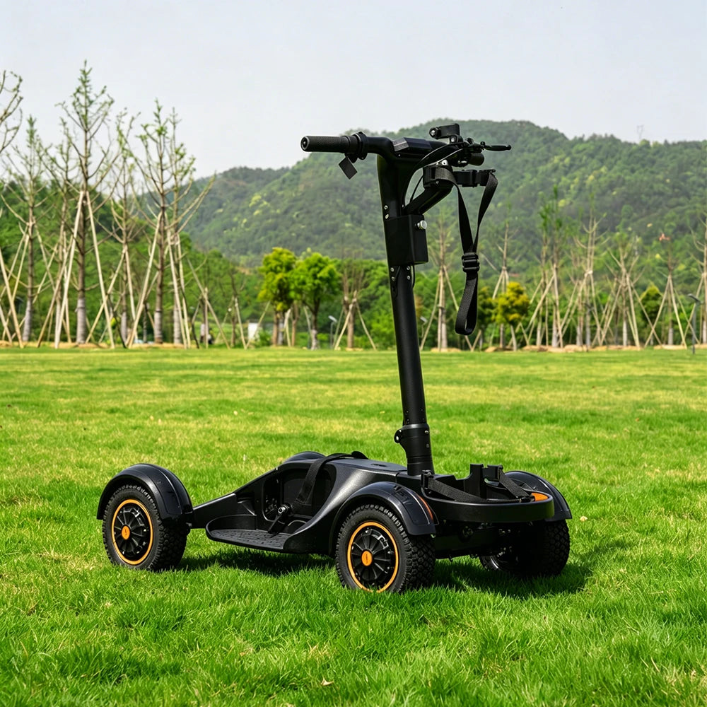 AESWGOF Foldable 4 Wheel Golf Cart With 48V 20Ah Swappable Battery