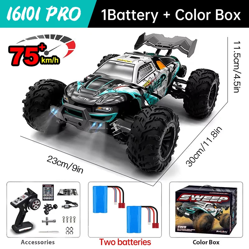 WLtoys 16101 Pro 4WD RC Car With High Speed Performance