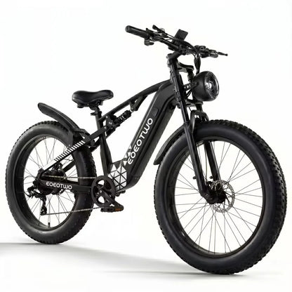 Electric Bike, 1500W Peak Ebikes for Adults, 26'' Fat Tire Best Ebike for Men Women, 60 Miles with 840Wh Battery, 34 MPH Max Speed Bicycles, 330LB Capacity