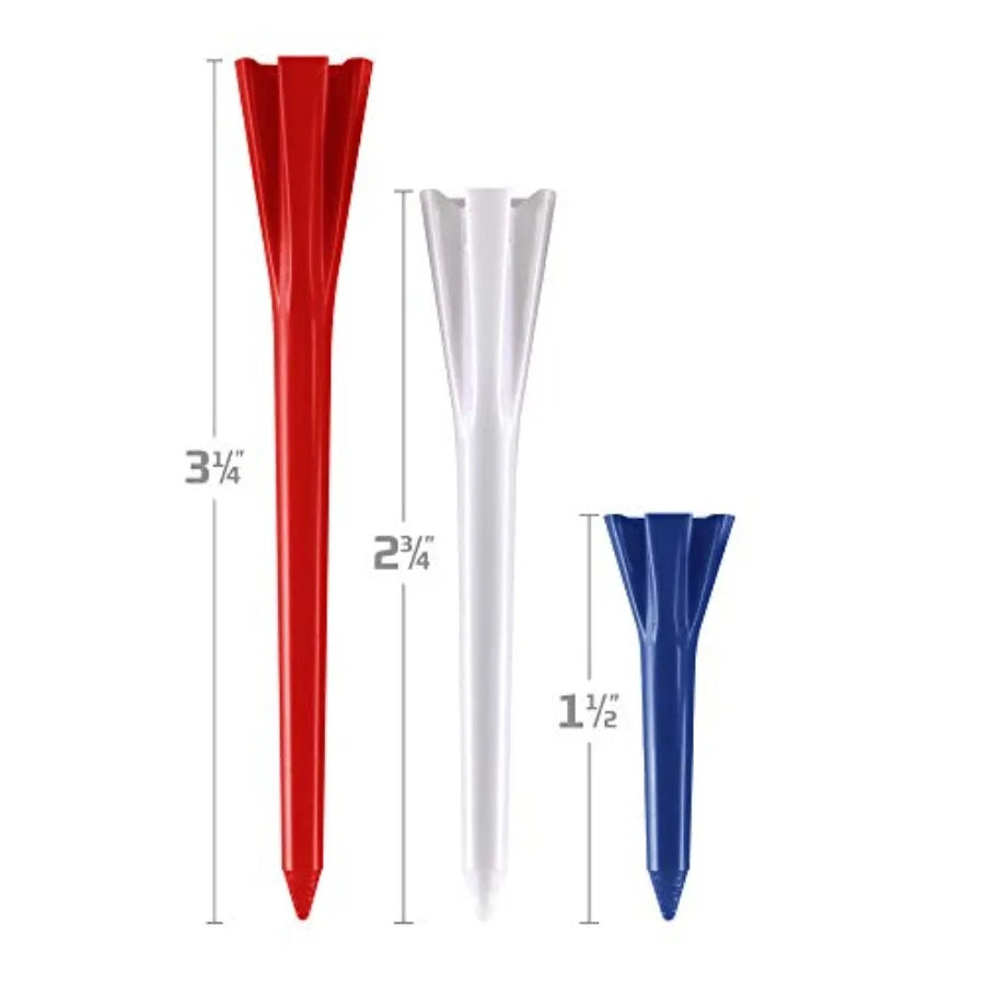 Plastic Golf Tees 100 Pack