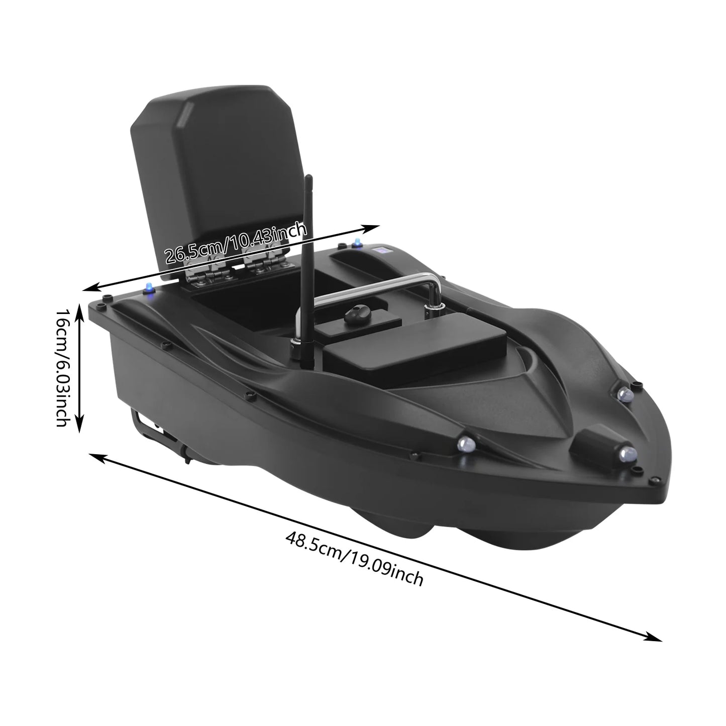 Bymaocar GPS Bait Boat With Remote Control For Lakes