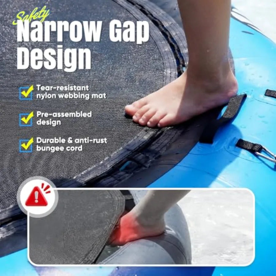 Inflatable Water Trampoline For Lakes And Pools Heavy Duty PVC