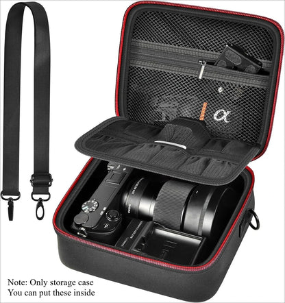 Camera Case for Sony Alpha Alpha a6400/ a6700/ a6100/ a6000/ a6600/ a6500 Mirrorless Digital Camera, Hard Travel Bag with
