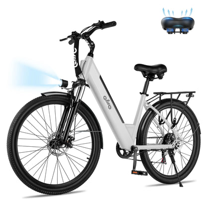 Qlife Cityone St Step Through Electric Bike Seven Speed Commuter
