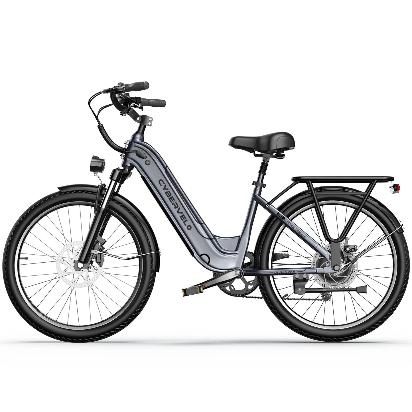 Cybvelo EK7 1000W Step Through Electric Bike With 48V Battery