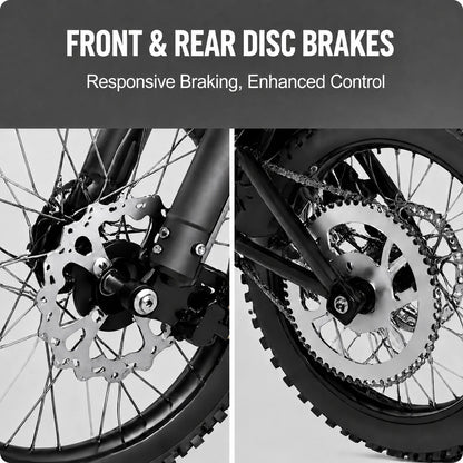 Off Road Electric Bike For Adults 48V Lithium Battery Hydraulic Disc Brake