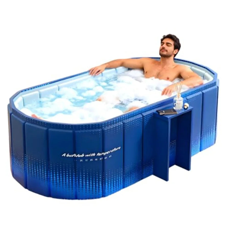 Portable Collapsible Cold Plunge Bathtub Foldable Ice Bath Spa