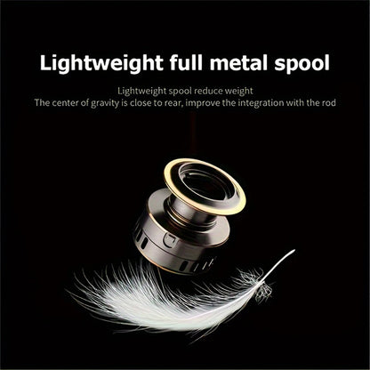 Metal Spool Spinning Fishing Reel for Freshwater and Saltwater Fishing