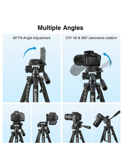 Uegogo Professional Aluminum Camera Tripod Stand For Photography And Video