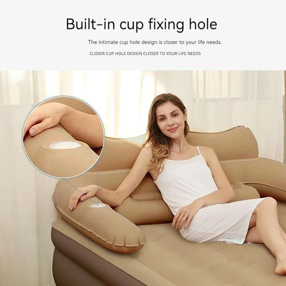 Inflatable Mattress For 2 Persons Camping Indoor Outdoor Comfort