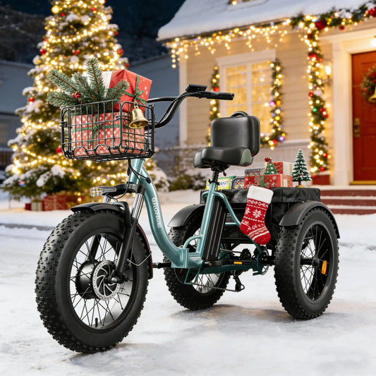 QRONGE Lava Electric Tricycle For Adults 960W 50 Mile Range