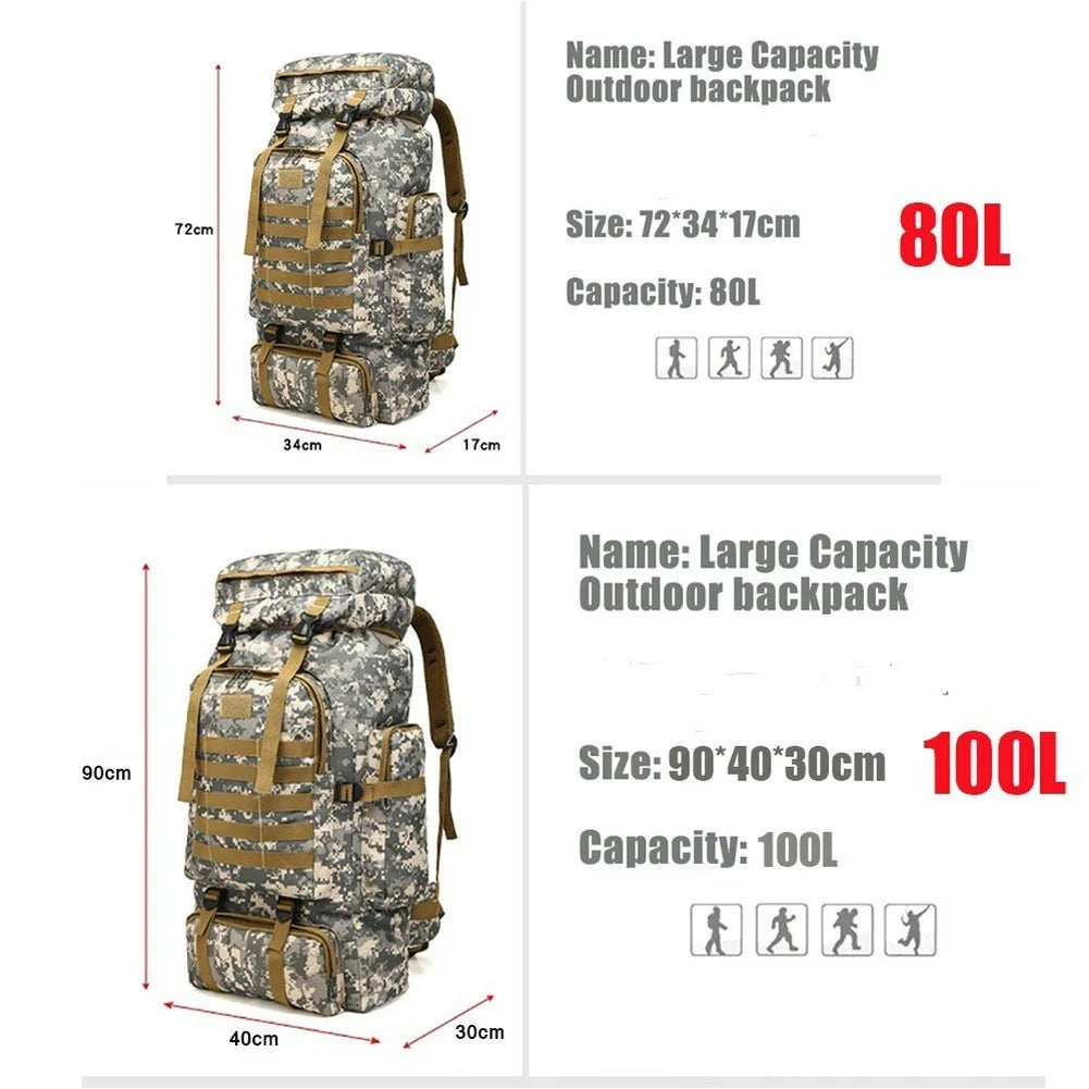 Mountaineering Backpack For Hiking And Outdoor Travel