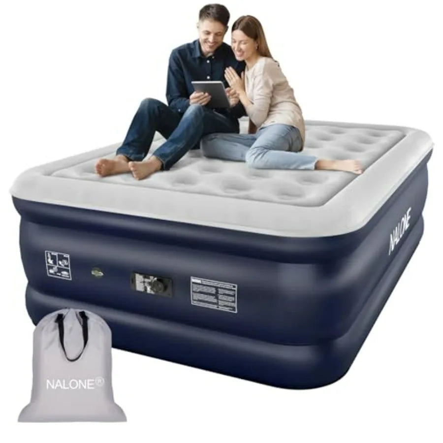 Air Mattress With Built In Pump For Home And Travel