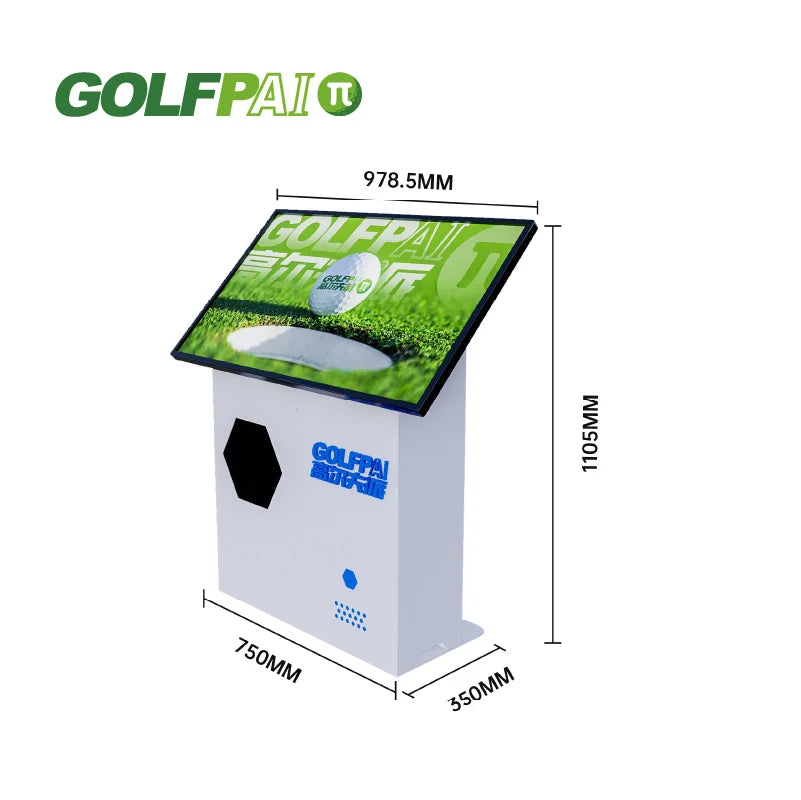 Golfpai X1 LED Touchscreen Golf Simulator With Virtual Courses