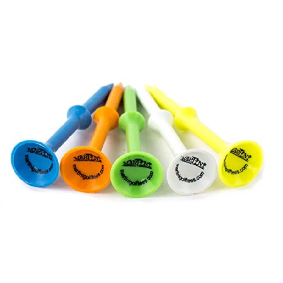 Golf Tees DMT007 Durable Plastic Step-Up Tees 5 Pack