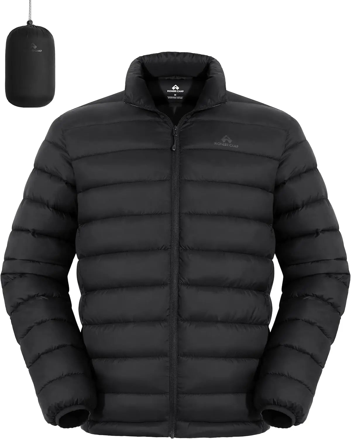 Pioneer Camp Mens Lightweight Packable Water Repellent Puffer Jacket