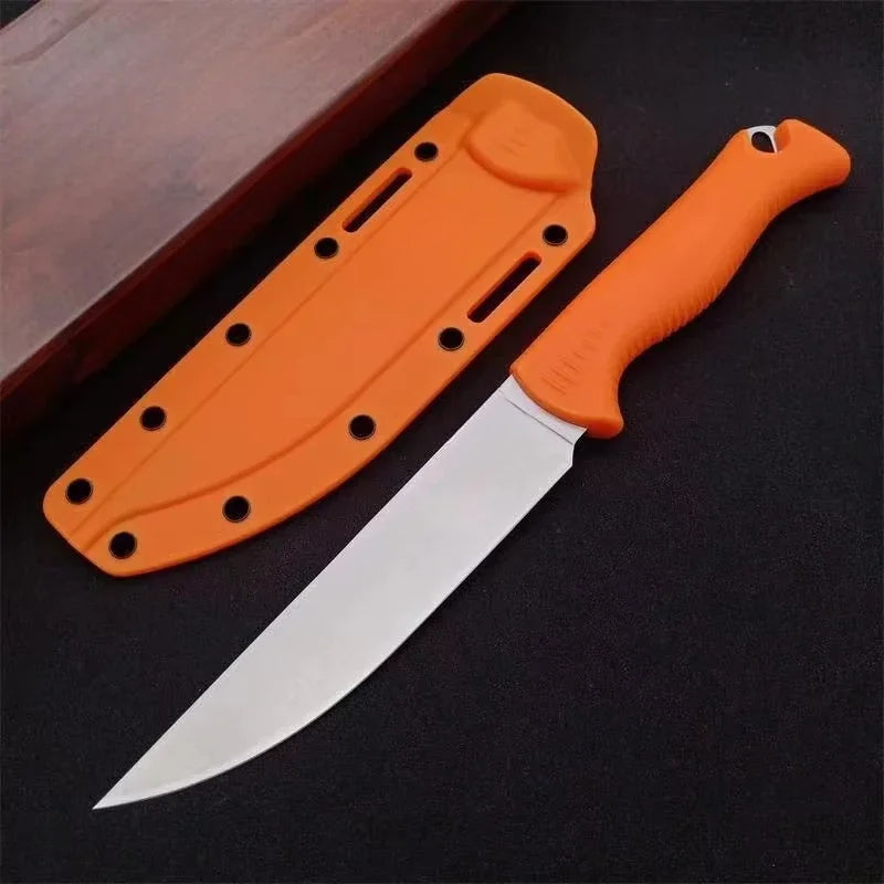 BM 15500-1 Meatcrafter Durable D2 Steel Blade High-Strength Large Straight Knife  Outdoor Camping Survival Knife Hunting Tool