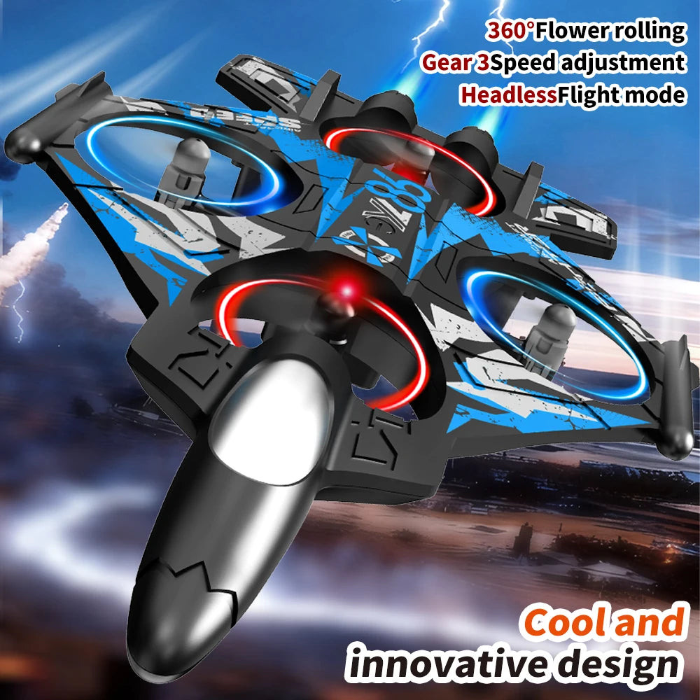 ZNLYRION Fighter Jet Drone With Screen Remote Altitude Hold 360 Degree
