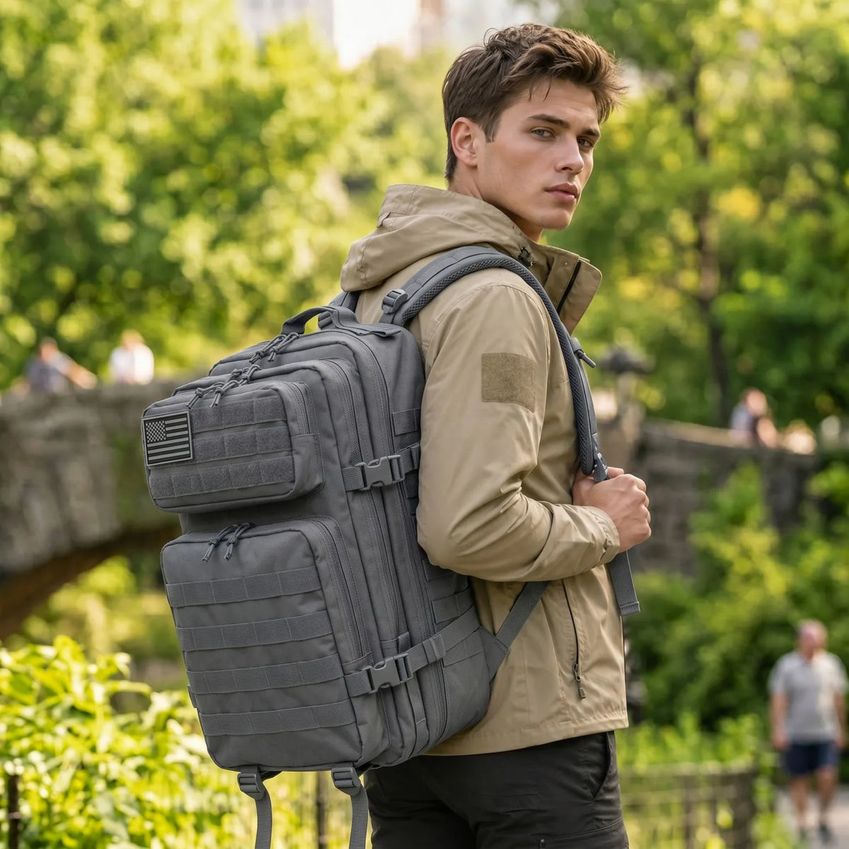 ReFire Gear Tactical Molle Backpack With Large Capacity And Pockets