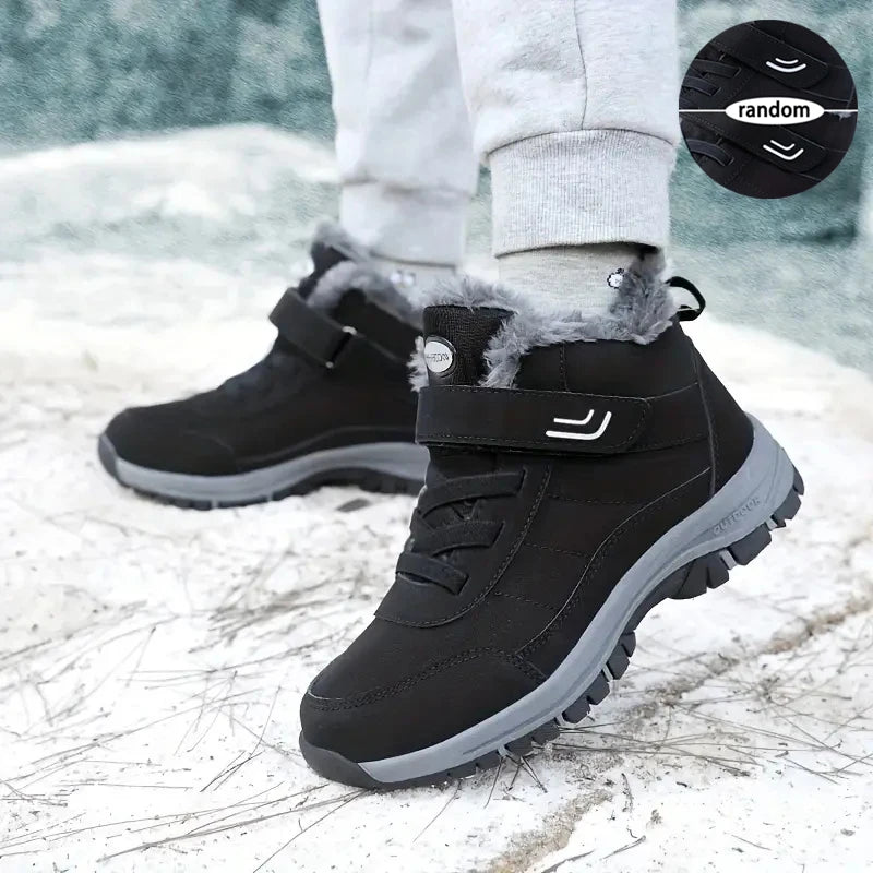 Women Plush Lined Winter Snow Boots For Cold Weather Walking