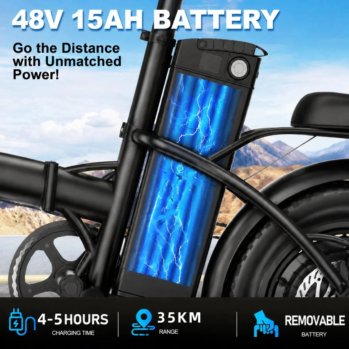 Premium Foldable Electric Bike For Adults With Front Storage Basket