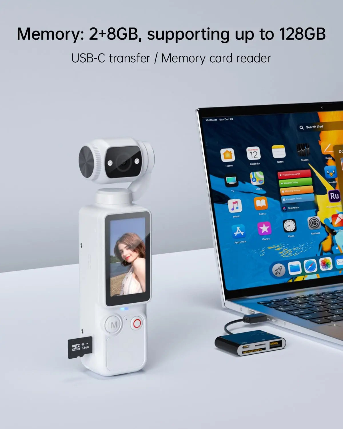 W&O Portable 1MP Digital Camera With 4K Video And Rotating Lens