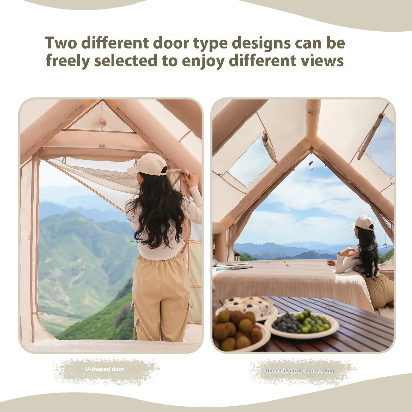 Pakicetus Inflatable Camping Tents For Adults And Family