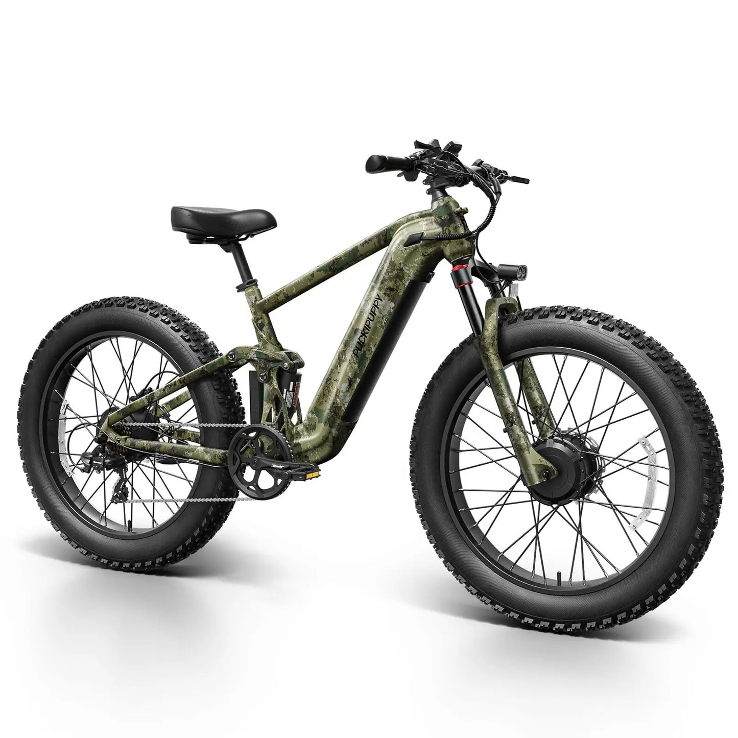 PUCKIPUPPY Dual Motor Electric Bike 1600W 48V 20Ah Torque Sensor