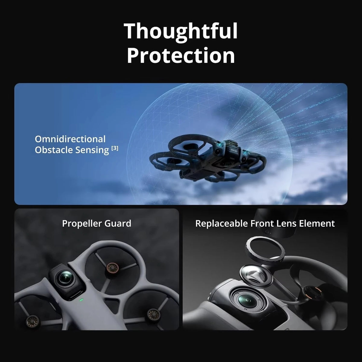 DJI Avata 360 Panoramic FPV Drone Featuring 8K HDR Camera