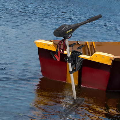 Bymaocar Retractable Electric Trolling Motor For Boats And Kayaks