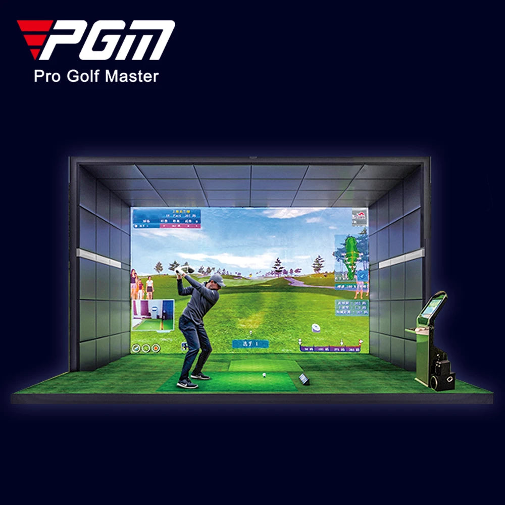 PGM MNQ001 Golf Simulator for Home Use 3D Swing Analyzer with Launch Monitor Indoor Training System & Virtual Course