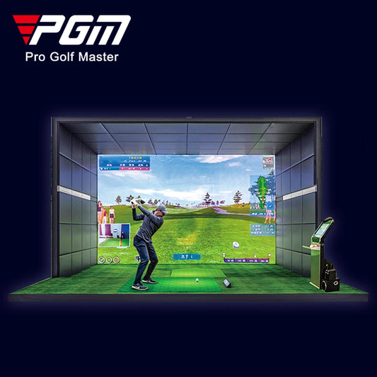 PGM MNQ001 Golf Simulator for Home Use 3D Swing Analyzer with Launch Monitor Indoor Training System & Virtual Course