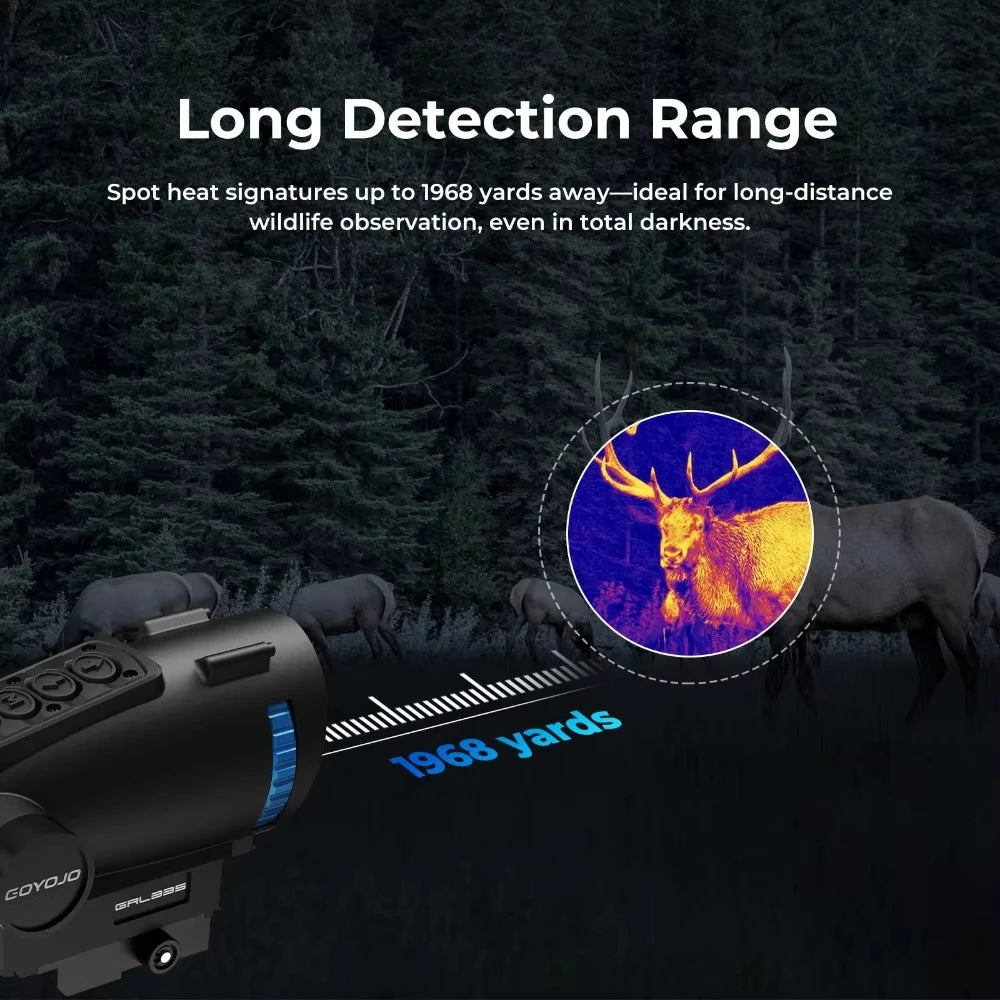 GOYOJO GRL335 384 Thermal lmaging Scopes Sensor 384*288px 25mm 35mm Lens Hunting Camera WiFi RAV Video GRL325