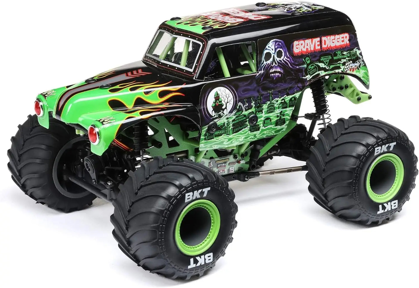 1/18 Scale 2S 4X4 RTR Brushed Mini Monster Truck with Battery & Charger Included Green