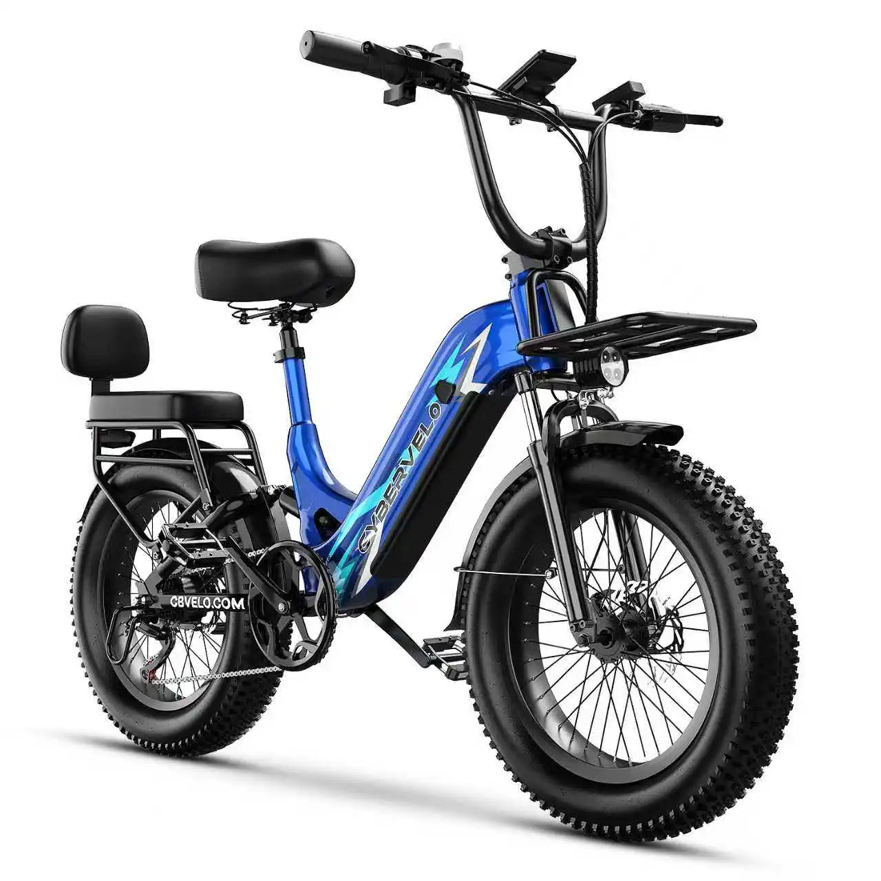 Cybervelo 1000W Peak Fat Tire Step Through Electric Bike