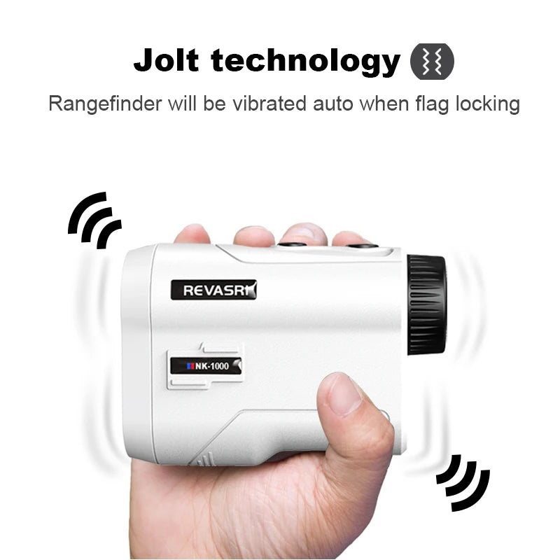 REVASRI Golf Laser Rangefinder With Slope Switch Flag Lock
