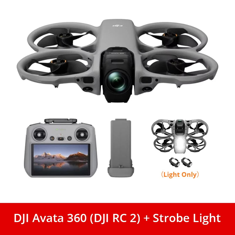 DJI Avata 360 Panoramic FPV Drone Featuring 8K HDR Camera