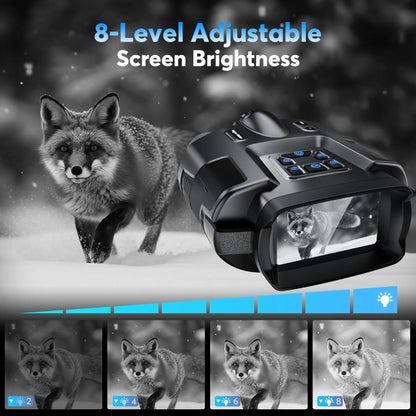 DIYIMIN 4K Low-Light Imaging Binoculars Rechargeable Infrared 8x Zoom