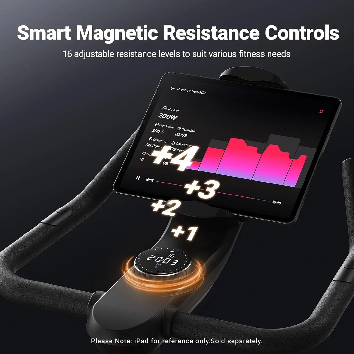 Heavy Duty Magnetic Exercise Bike With Adjustable Resistance