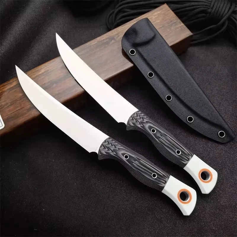 BM 15500-1 Meatcrafter Durable D2 Steel Blade High-Strength Large Straight Knife  Outdoor Camping Survival Knife Hunting Tool