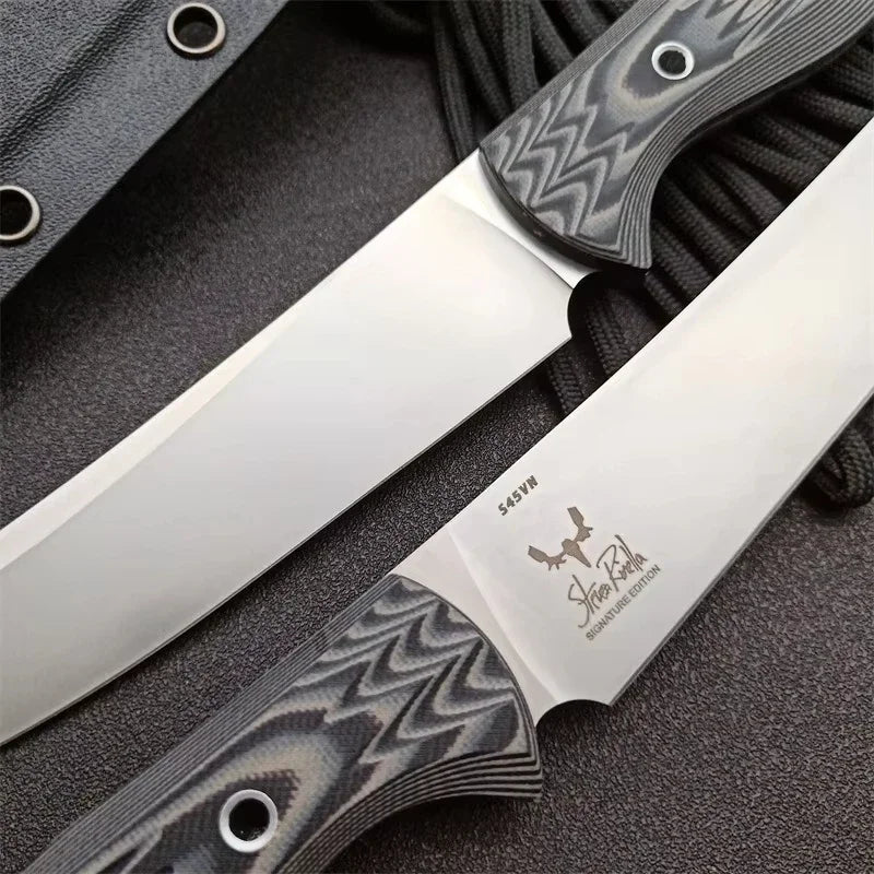 BM 15500-1 Meatcrafter Durable D2 Steel Blade High-Strength Large Straight Knife  Outdoor Camping Survival Knife Hunting Tool