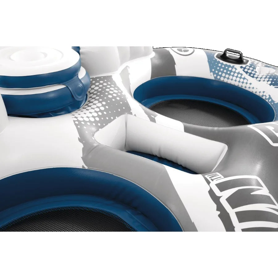 River Run Inflatable Water Tube with Cooler and Quick Connects