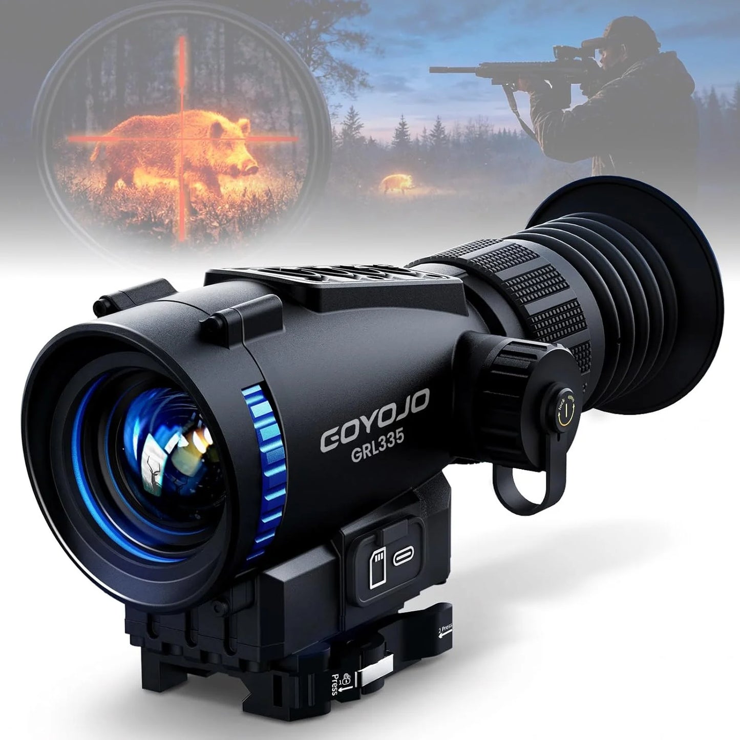 GOYOJO GRL Series Thermal Scopes 384x288 High Resolution Night Vision
