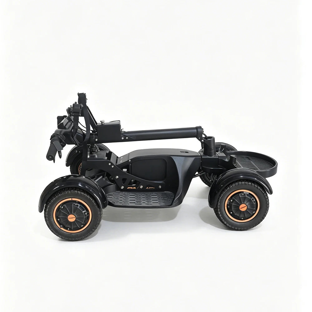 AESWGOF Foldable 4 Wheel Golf Cart With 48V 20Ah Swappable Battery