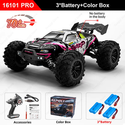Teeggi 1:16 4WD RC Off-Road Cars & Monster Trucks with LED Lights